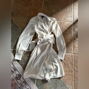 Ralph Lauren Cream Wrap Dress